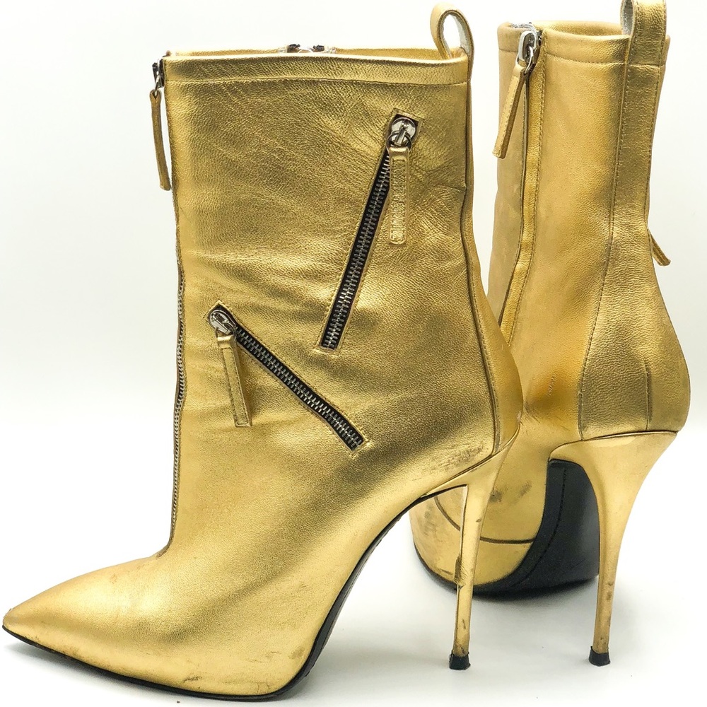 Giuseppe Zanotti Gold Boots - Picture 3 of 8